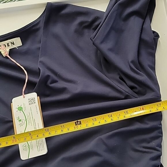 Boden Ruched Body Jersey Mini Dress - Picture 9 of 11